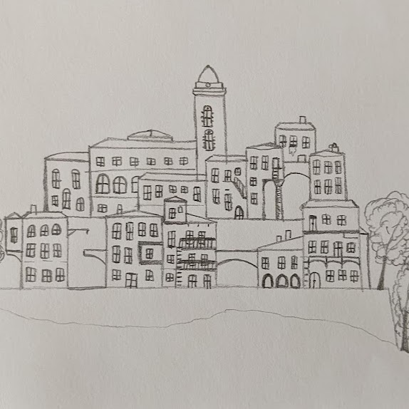 Drawing process — step 6