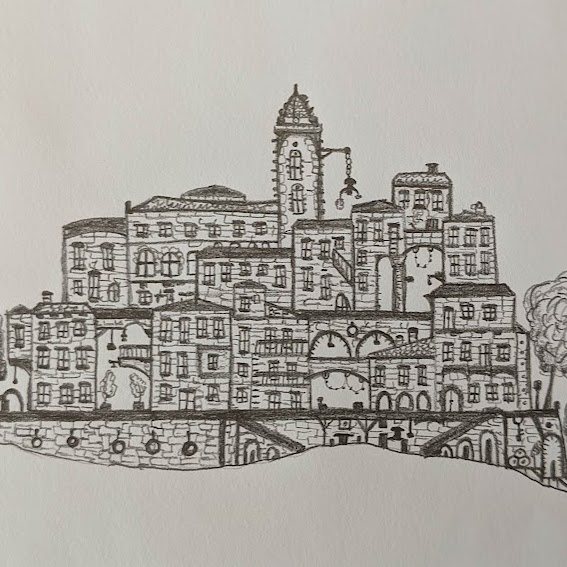 Drawing process — step 7