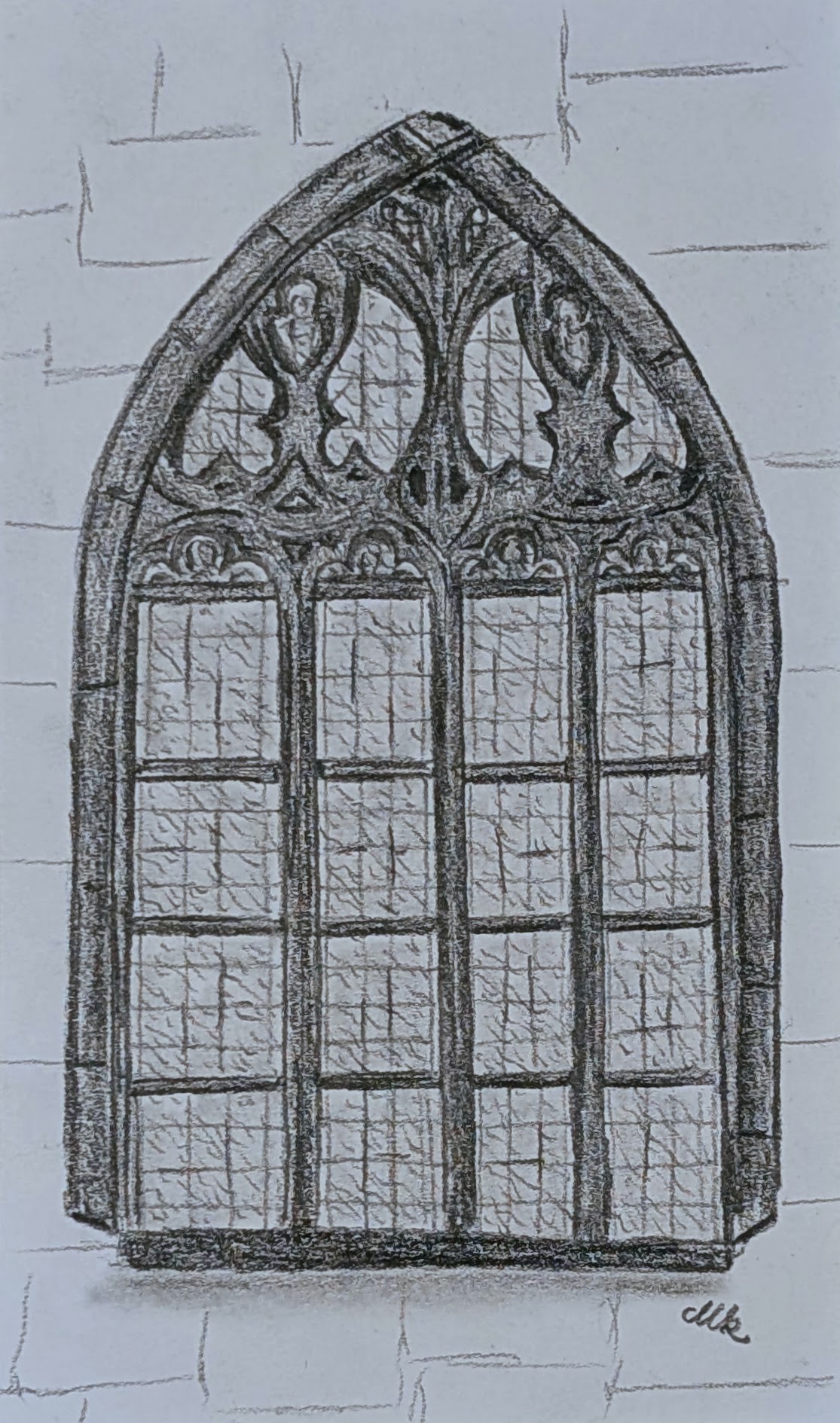 Gothic Ornate Window by Maks Art