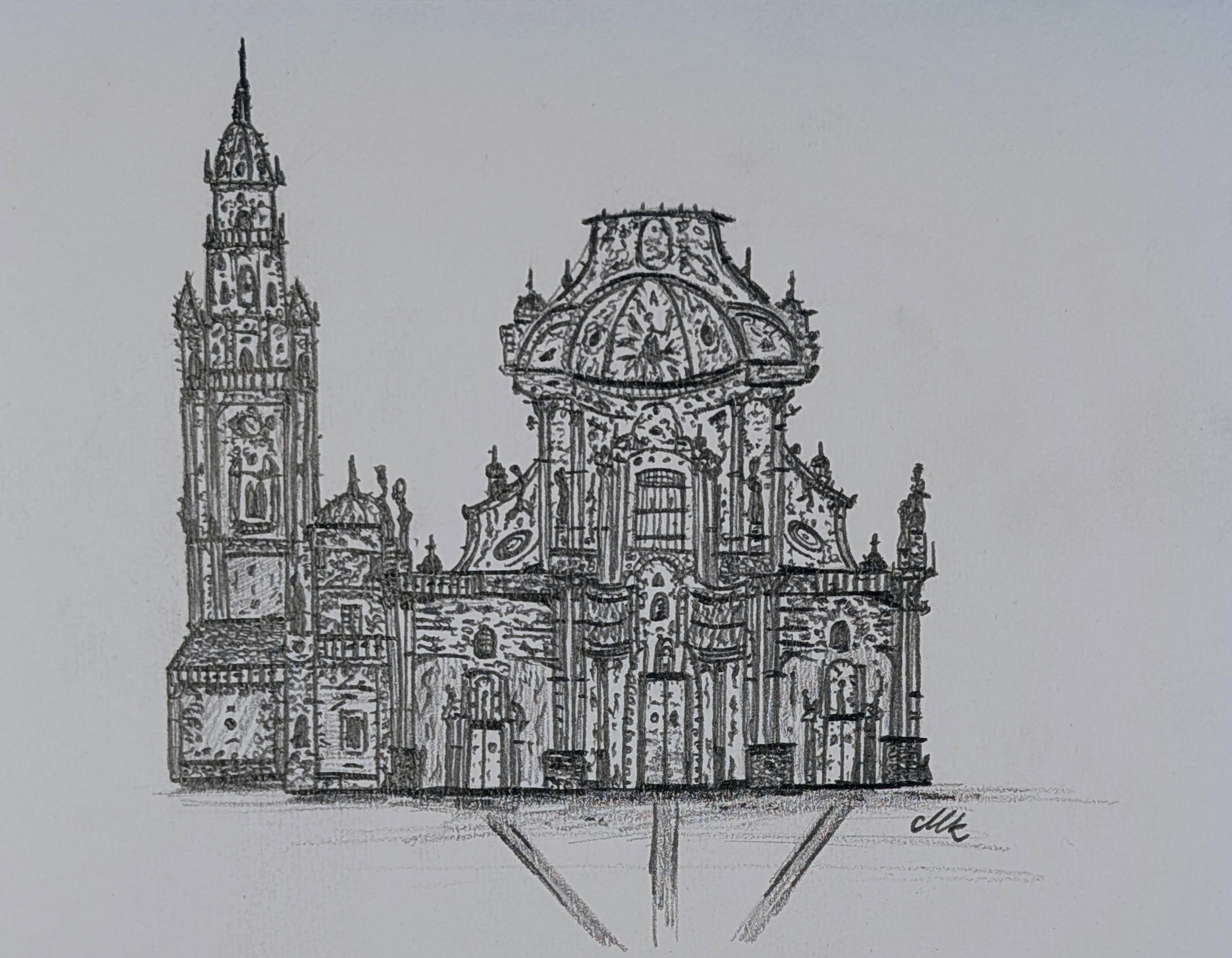 Murcia Cathedral by Maks Art