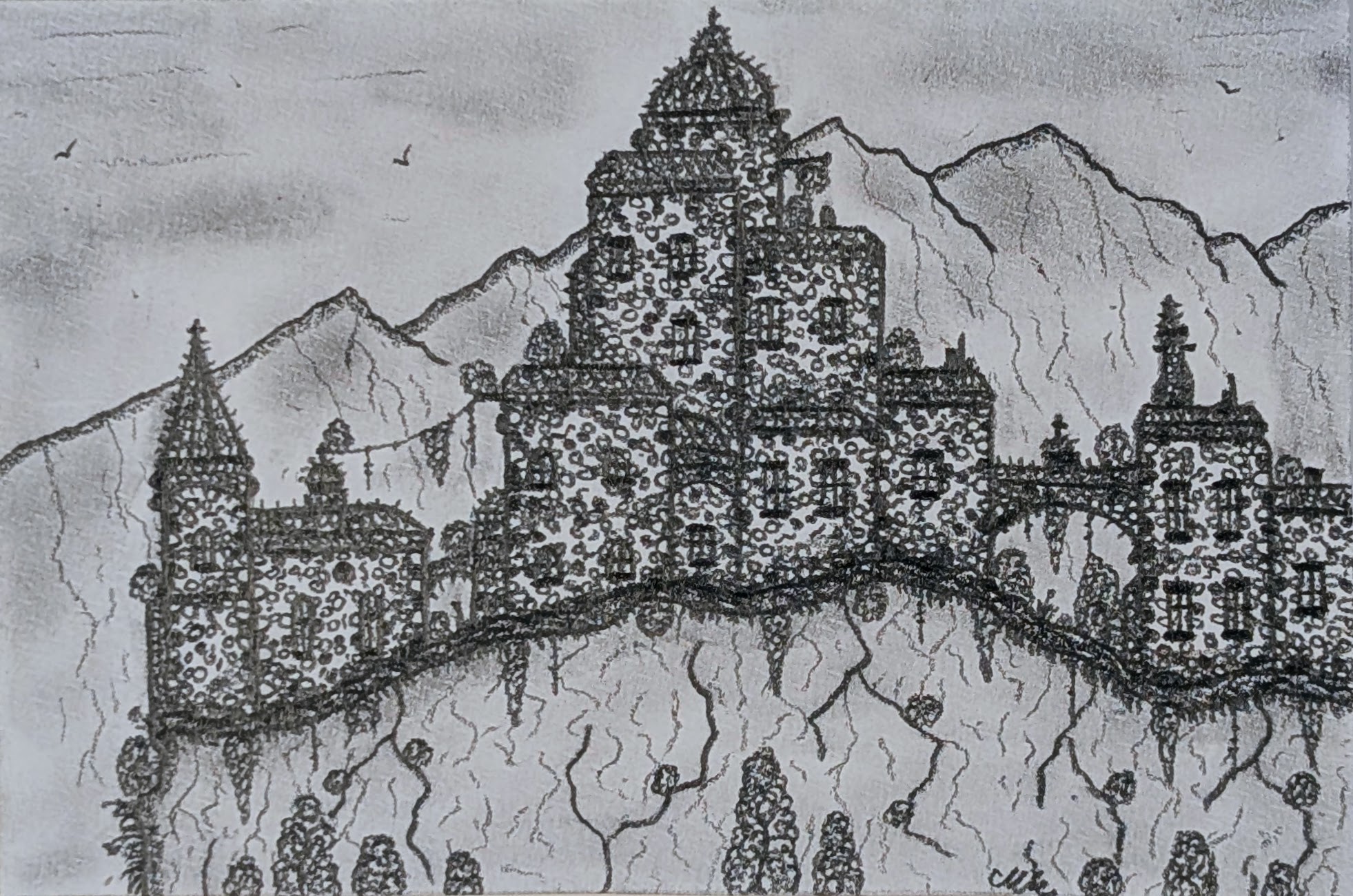 Peaceful Hamlet Continuation I by Maks Art