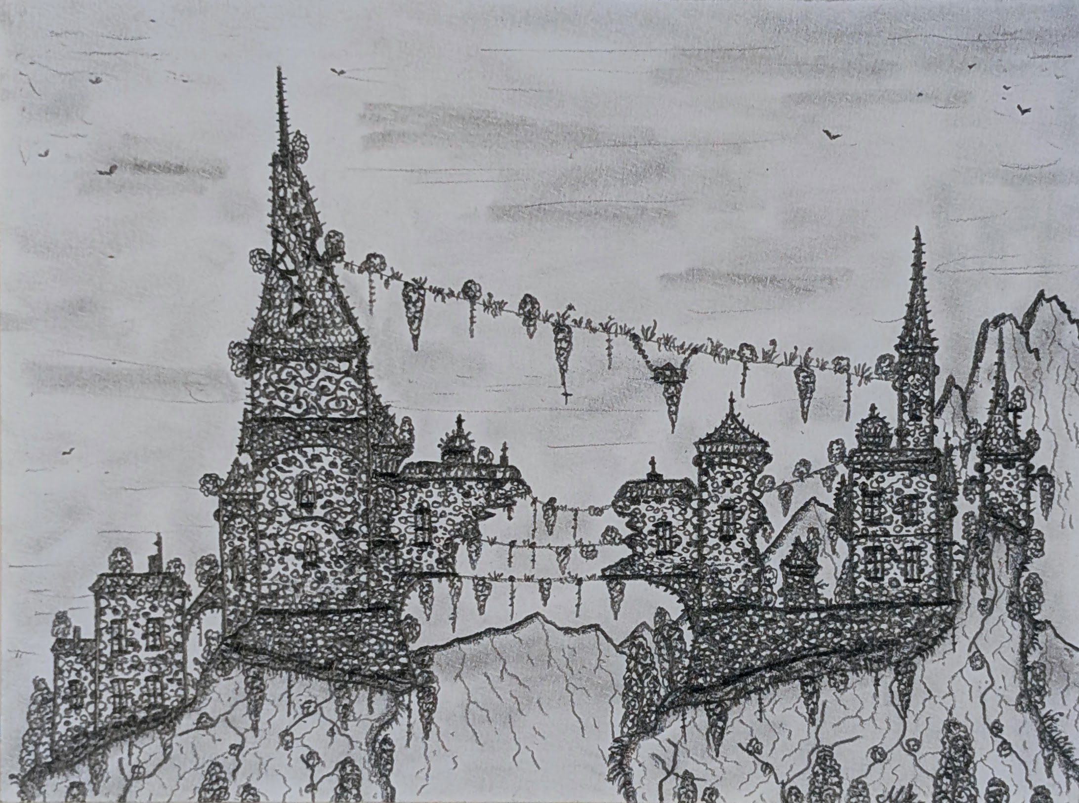 Town Ruins Continuation I by Maks Art